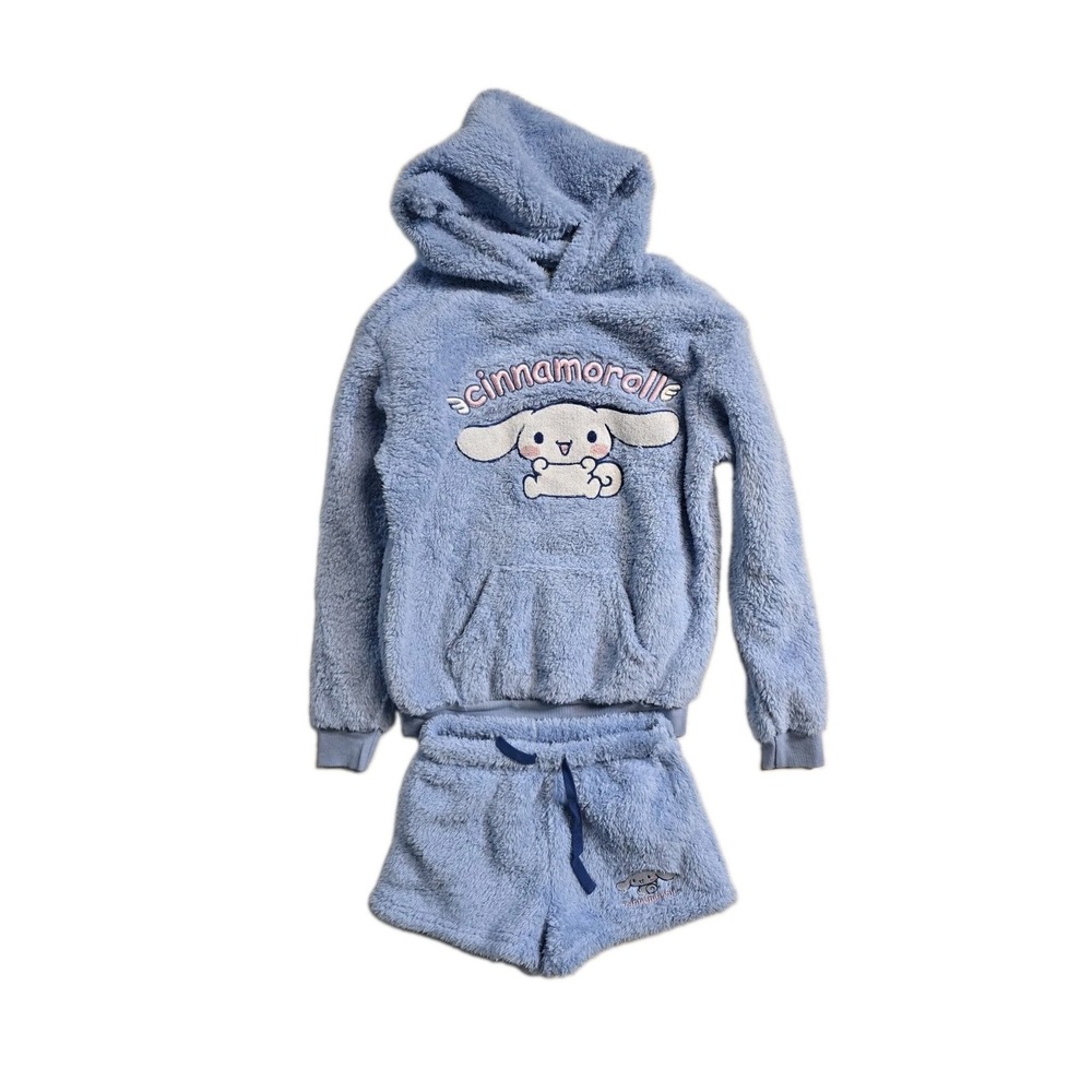 Women's Sanrio Cinnamoroll Woobie Graphic Hoodie Shorts XXS XS Lot Of 2